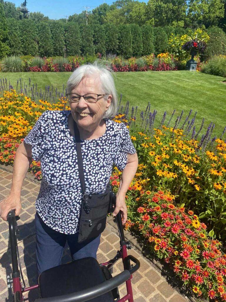 Cornerstone Assisted Living Activities Abound, garden tour