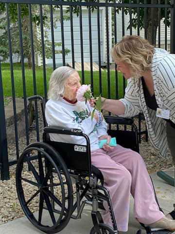 Cornerstone Assisted Living Activities Abound, garden path