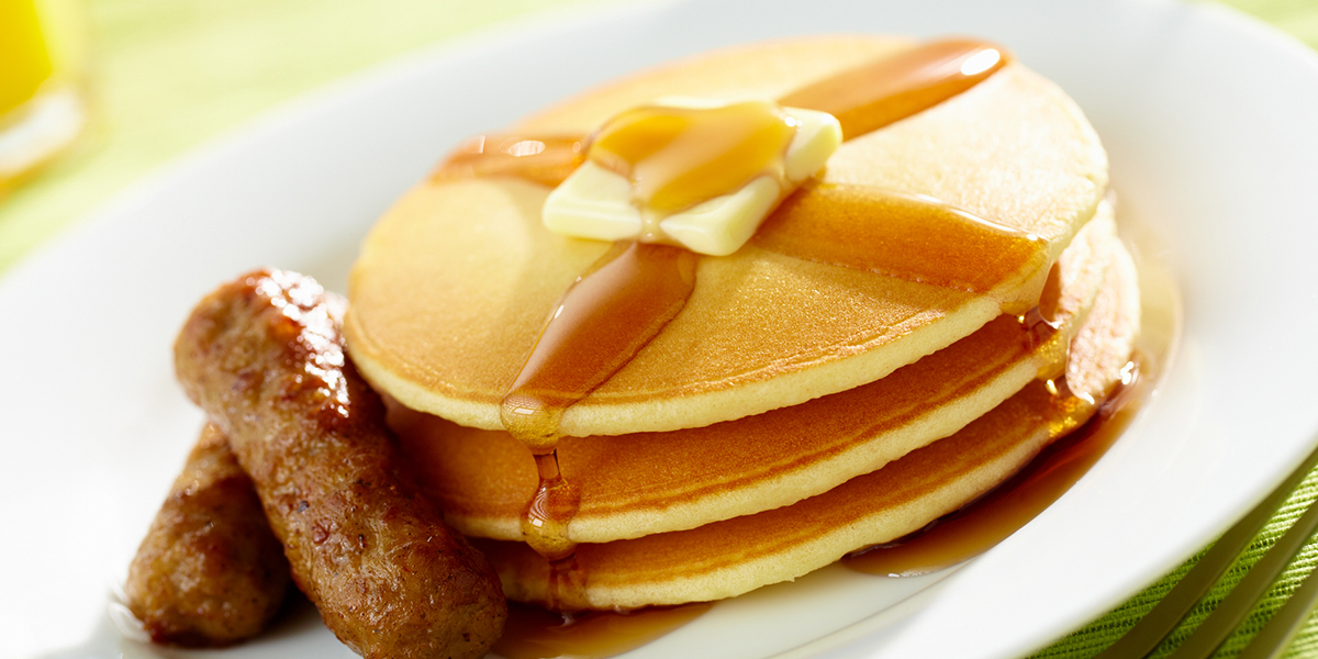 Pancakes and Sausage